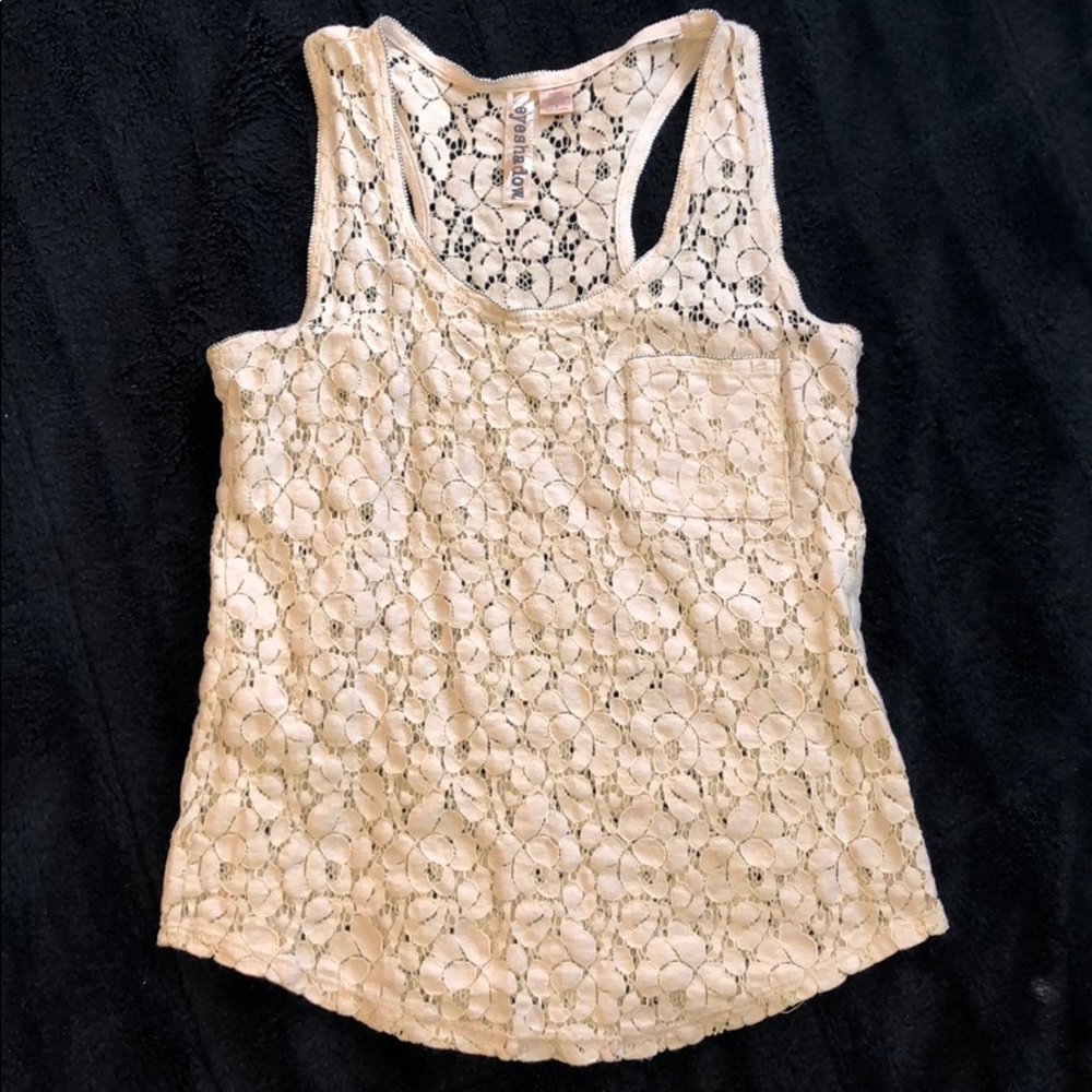 Lace tank top